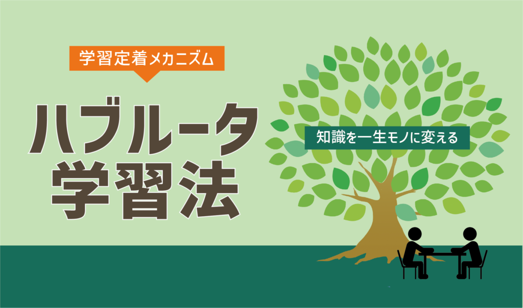 知識を一生モノに変える「ハブルータ学習法」の秘密！